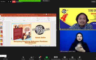 Aktivis Difabel Inisiasi Forum MASYARAKAT PEMANTAU UNTUK INDONESIA INKLUSIF Disabilitas (FORMASI Disabilitas)